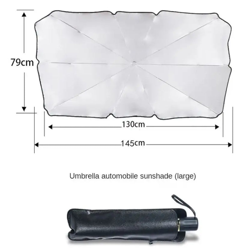 Windshield Sun Guard Car Car Solar Radius Protection UV Portable Sunscreen IMMEDIATE SHIP FOR ALL BRAZIL