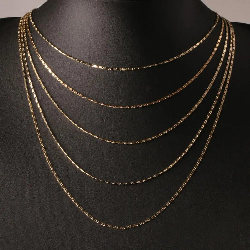 correte de 18k ouro com design de marca de luxo, feita com materiais nobres - My Store